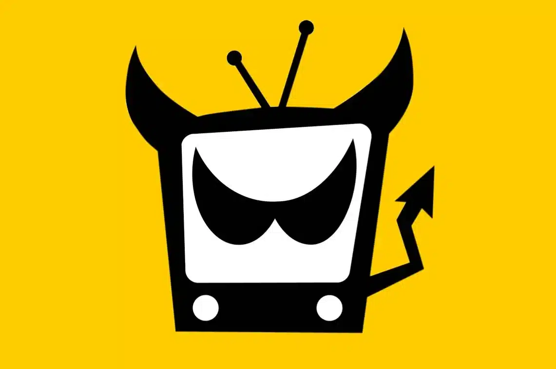 a TV set with horns and a tail: Tubeelzebub, the mascot of the defunct website television without pity