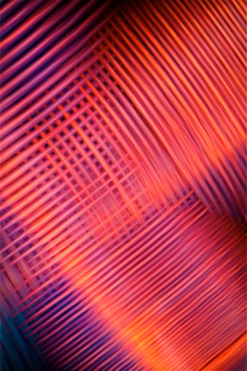 vibrant geometric light trails abstract art