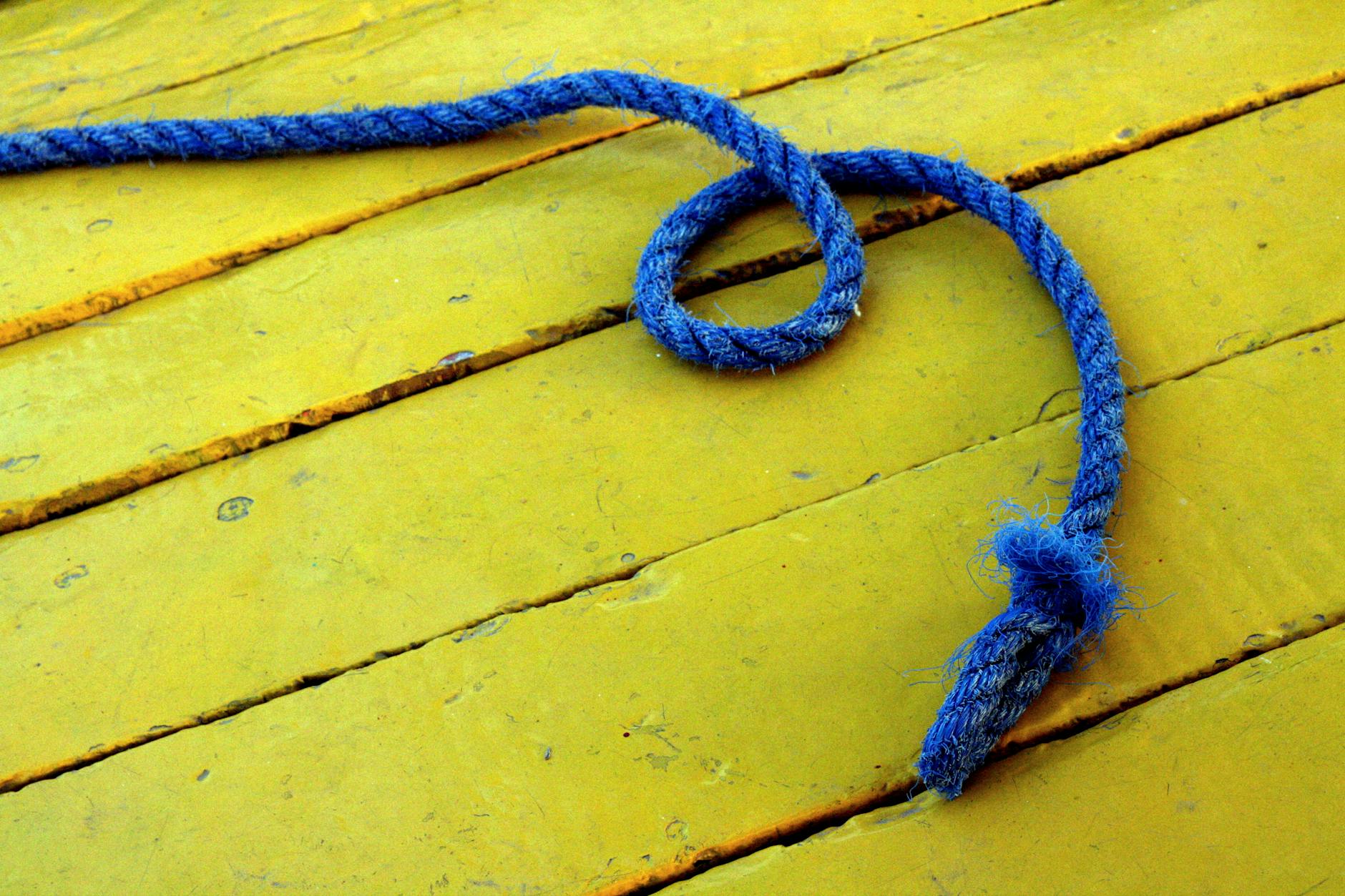 blue rope